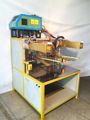 Air Filter Two Stations Pleated Filter Paper Edge Clipping Machine By Hotmelt