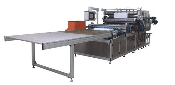 Saparated HEPA Filter Fiber Glass Pleating Machine , Pleat Height  15mm —100mm
