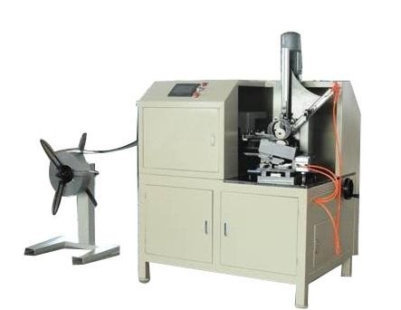 Full-auto Expanded Mesh Spiral Coiling Machine For Oil / Fuel Filter Tube
