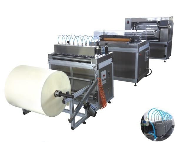 800mm Knife Pleating Machine Automatic Counter Pleater Machine